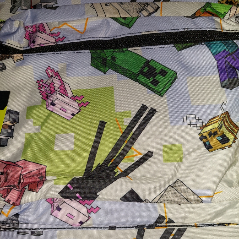 MINECRAFT Character Print Backpack - Picture 3 of 8